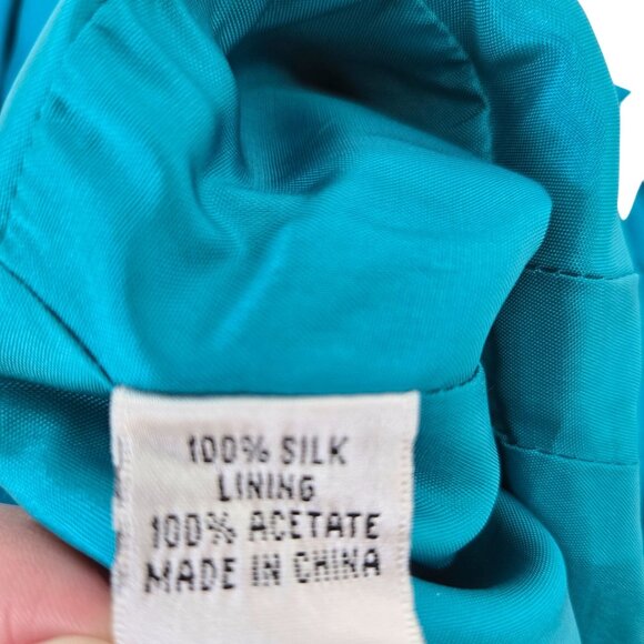 Cache 100% Silk Halter Style Cocktail Dress Size 8 - Picture 8 of 8